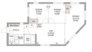BLANCCOURT中野新橋【2階】の間取り