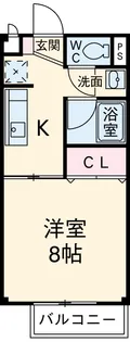 サープラス雉子野C【2階】の間取り