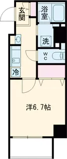 ハーモニーレジデンス池袋ウエストゲート【5階】の間取り