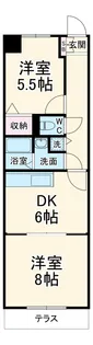 クリオ辻堂参番館【305号室】の間取り