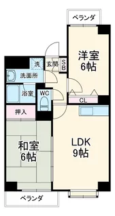 グランボヌール青葉台【2階】の間取り