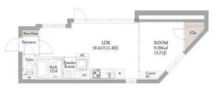 BLANCCOURT中野新橋【4階】の間取り