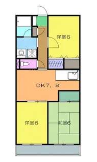 キャッスル【2階】の間取り