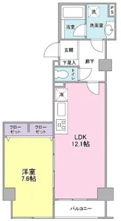ロイヤルステージ目白【304号室】の間取り