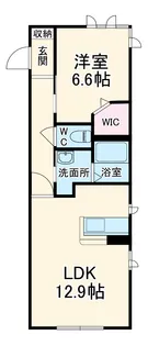 ラフェスタ湘南【101号室】の間取り