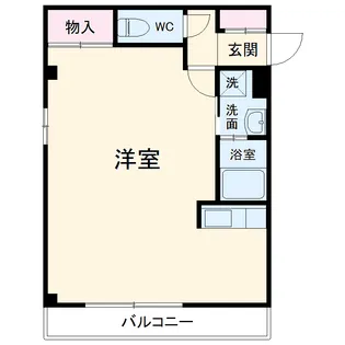 プランドール助松【205号室】の間取り