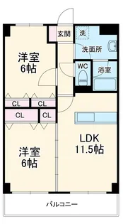 コンフォール上山【3階】の間取り