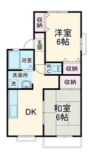 グランドール志津C【2階】の間取り