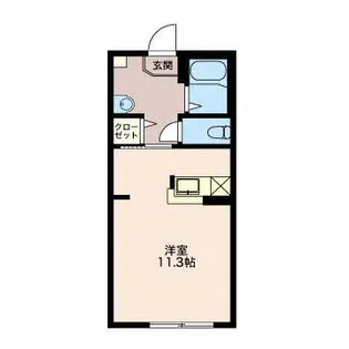 コンフィデントハイツ【1階】の間取り