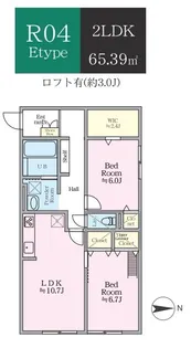 ティーリミテッド【2階】の間取り