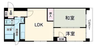 ロイヤルハイツ梨花【3階】の間取り