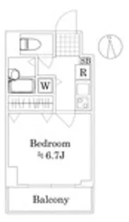 ラ・シード八王子【2階】の間取り