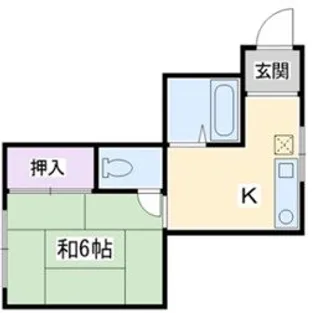 大建ビル【4階】の間取り