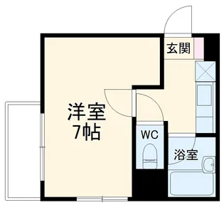キタミマンション【4階】の間取り