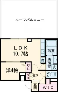 (仮称)PREMIUM CUBE東高円寺DEUX【4階】の間取り