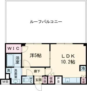 (仮称)PREMIUM CUBE東高円寺DEUX【4階】の間取り