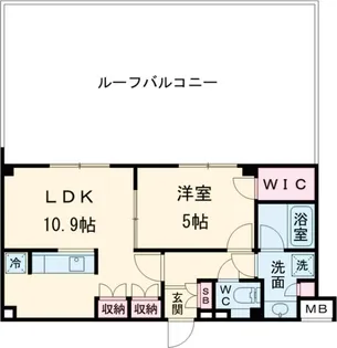 (仮称)PREMIUM CUBE東高円寺DEUX【4階】の間取り