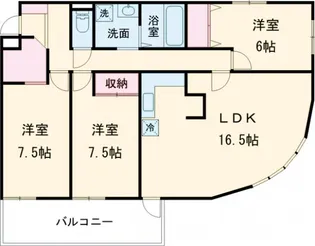 Shell Room【5階】の間取り