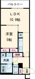 (仮称)PREMIUM CUBE東高円寺DEUX【4階】の間取り