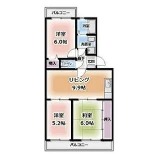 メゾン・ド・エソールⅠ【2階】の間取り