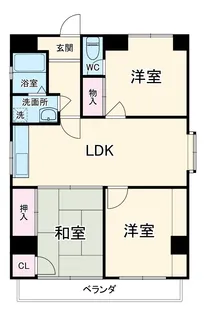辰巳町セピア館【1階】の間取り