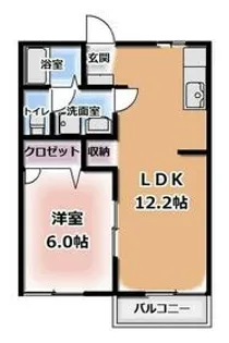 ルミナス21A【1階】の間取り