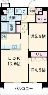 ルフォンプログレ高田馬場ノース【2階】の間取り