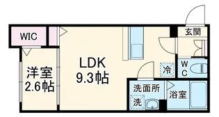 KEIAI RESIDENCE 北習志野【2階】の間取り