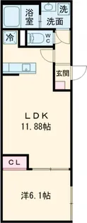 MAXIV CITY文京小石川【3階】の間取り