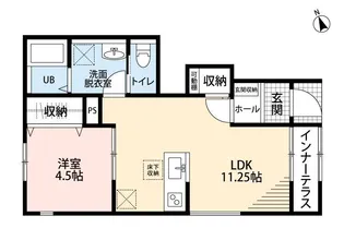 リーブルファイン春日部樋堀【1階】の間取り