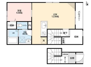 リーブルファイン春日部樋堀【2階】の間取り