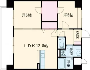 ノースリバーIII【6階】の間取り