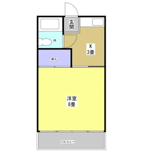 ロイヤル中泉【3階】の間取り