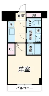 N−Flats武蔵中原駅前【2階】の間取り