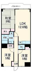 ロワジール多摩川【3階】の間取り