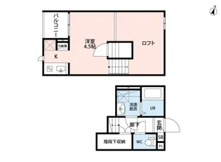 CB原市エクラ【2階】の間取り