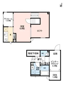 CB原市エクラ【2階】の間取り
