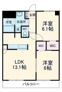 コイケレジデンス【4階】の間取り