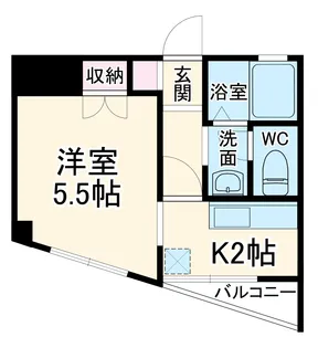 ハイツ本郷【1階】の間取り