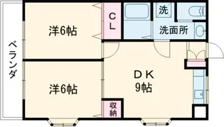 コーポ・ジン【2階】の間取り