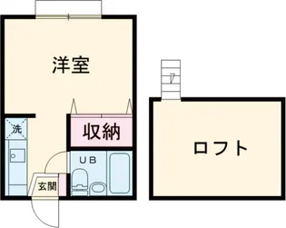 ドミール・ゆう【2階】の間取り