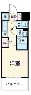CREST TAPP庄内【602号室】の間取り