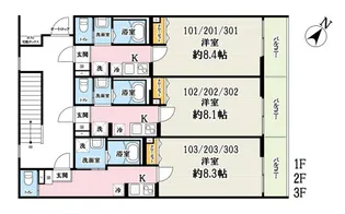 (仮称)キャメル宮原13【2階】の間取り