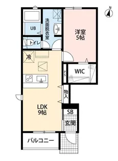 LOTUS長谷【2階】の間取り