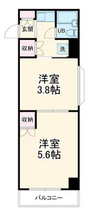 ホーユウコンフォルト西川口【6階】の間取り