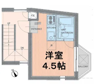 フラット14【4階】の間取り