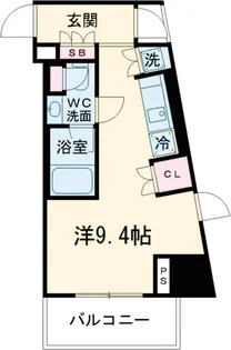 パークアクシス新板橋ウエスト【9階】の間取り