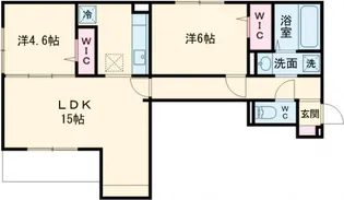 STグランツ【107号室】の間取り