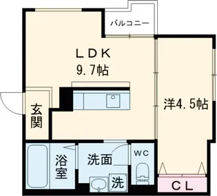 Oku no Oku【203号室】の間取り