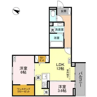 (仮称)八潮南部西62街区PJ B【203号室】の間取り
